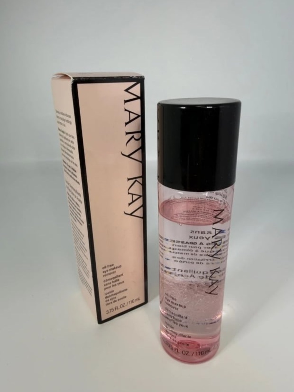 Mary Kay Pink & Black Makeup Remover Bottle